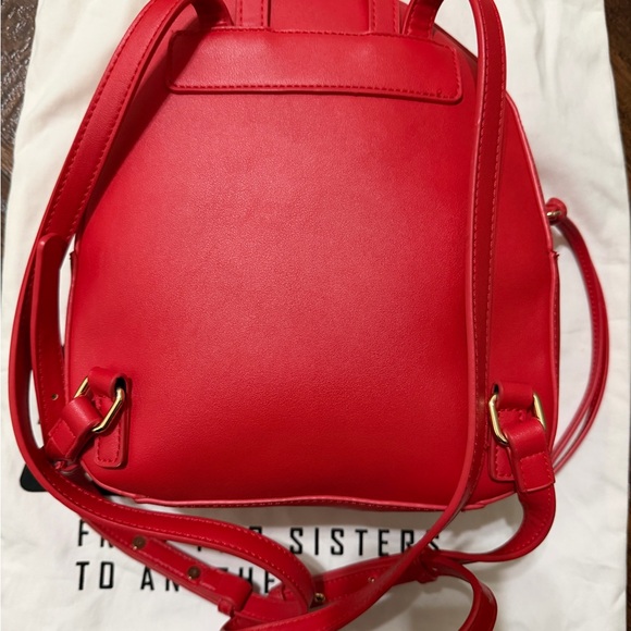 Red Designer Backpack - Picture 10 of 12